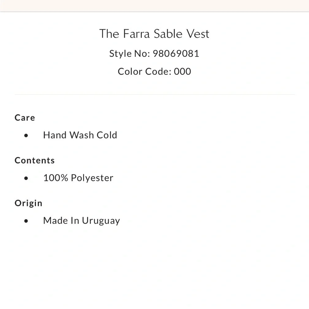 Free People X The Farra Sable Tank Sweater